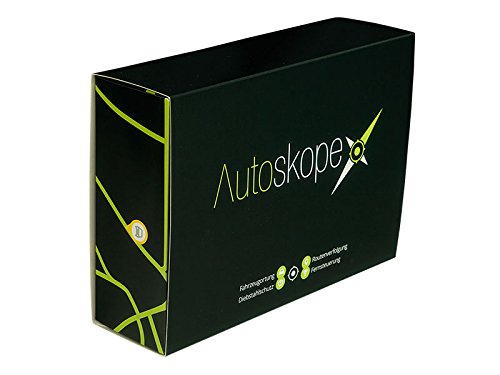 Autoskope-Starterset inkl. SIM, Datenübertragung, Webportal und App: GPS-Ortung, GPS-Tracker, Fahrzeugortung, Routenverfolgung, Alarmierung, Auto, Boot, Motorrad, LKW