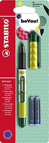 Tintenroller - STABILO beCrazy! FRUITS - Ananas - inklusive 3 Patronen
