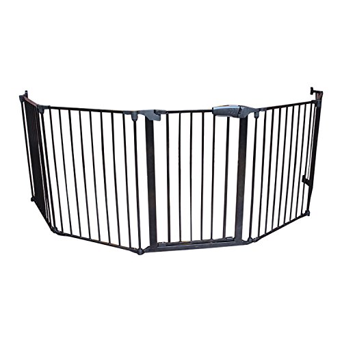 Premium Ofenschutzgitter/Kaminschutzgitter/Türschutzgitter/Absperrgitter/Kinderschutzgitter/Treppenschutzgitter/Raumteiler, Metall