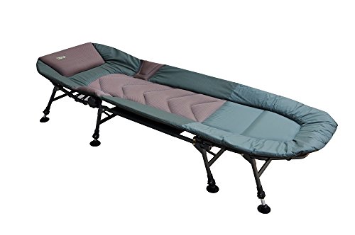 MK-Angelsport '5 Seasons 8-Bein Liege' Modell 2017 Bedchair Karpfenliege Gartenliege Gästebett