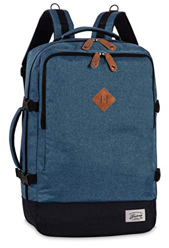Bestway Reiserucksack, Cabin Pro-Retro, IATA Bordgepäckmaße, Graublau, 40l, 35x54x23cm, 40223-5300
