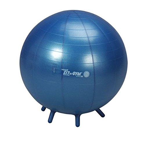 Sit'n Gym Sitzball Gymnastikball Yogaball Bürostuhl Büroball Gymball, 65 cm BLAU
