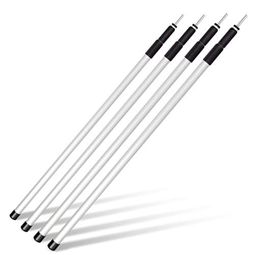 noorsk Aufstellstangen Set Aluminium Teleskopstangen - Big - 4 Stück