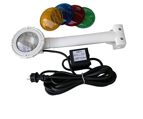 MYPOOL Poolbeleuchtung »Einhängescheinwerfer+4 Farbscheiben«