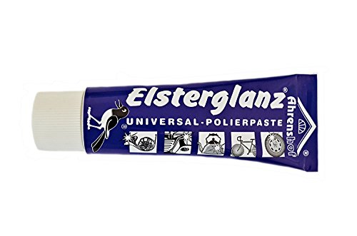 Elsterglanz Universal Reiniger Polierpaste für KFZ, Motorrad, Metall, Tube 40ml