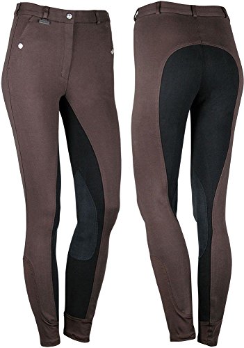 Harry's Horse Damen Reithose Beijing Ii-D38, Braun/Schwarz, 38