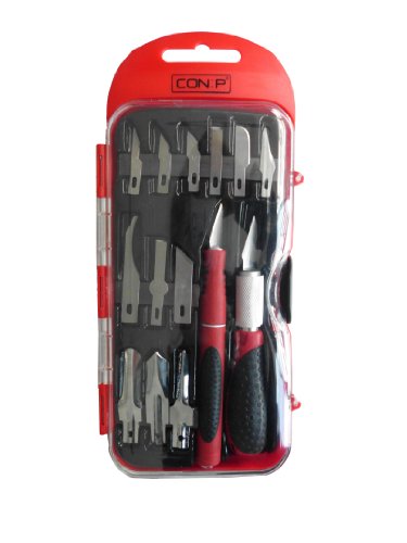 CON:P B20896 Bastlermesserset, 16-teilig