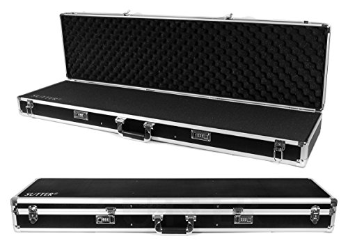 Aluminium Waffenkoffer 120x37x14 cm - ALU Gewehrkoffer - Jetzt optimal & preiswert für die Reisezeit - Gewehrtasche Waffenfutteral