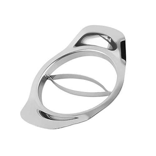 non-brand MagiDeal Edelstahl Mangoschneider, Mangoteiler, Apfelschneider, Apfelteiler, Apfelentkerner - Mango Slicer