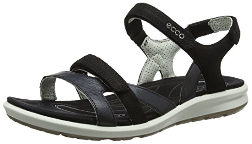 Ecco Damen Cruise II Trekking-& Wandersandalen, Schwarz (Black/Black), 40 EU
