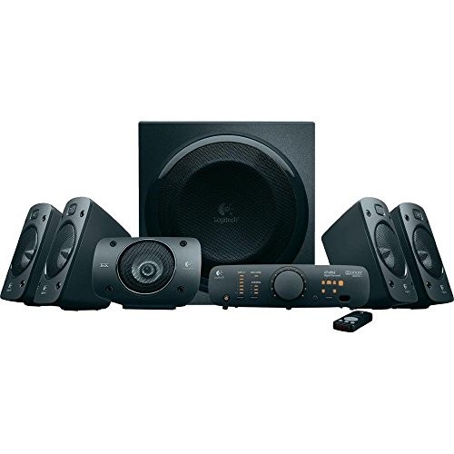 Logitech Z906 3D Stereo Lautsprecher THX (Dolby 5.1 Surround Sound und 500 Watt) schwarz
