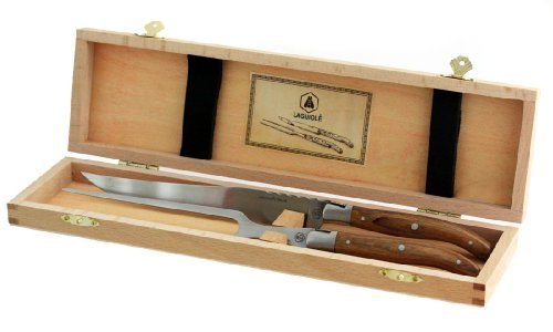 Original Laguiole Tranchierbesteck Set in Holzbox