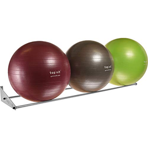 top | vit Ball.wandhalter - Wandhalterung für bis zu 3 Gymnastikbälle