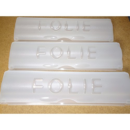 3er Set Folienspender für Alu- und Frischhaltefolie Folienabroller Folienhalter Folien Spender