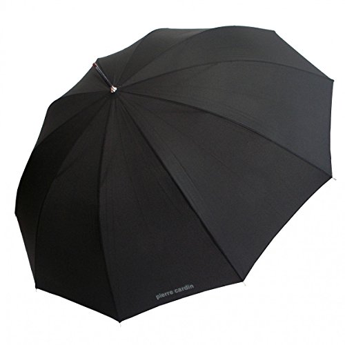 Stockschirm Regenschirm Herren schwarz Pierre Cardin