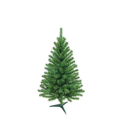 MCTECH Festive Künstlicher Weihnachtsbaum mit Ständer Farbe: Grün PVC Dekobaum (60CM)