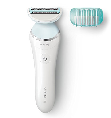 Philips Elektrorasierer Damen SatinShave Advanced BRL130/00 / Elektrischer Rasierer inklusive zusätzlichem Kammaufsatz zum Trimmen für die Körperbehaarung an den Beinen und Achseln