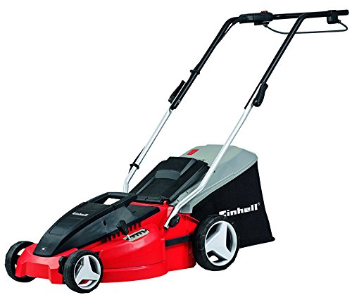 Einhell Elektro Rasenmäher GC-EM 1536 (1500 W, 36 cm Schnittbreite, 38 l Fangsack, 25-65 mm Schnitthöhe, Highwheeler)
