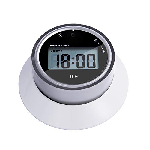 KWOKWEI Digitaler Küchentimer, Kurzzeitmesser Küche/Eieruhr mit LCD-Bildschirm, Elektronischer Timer/Magnetisch Timer mit Alarm & Countdown Funktion für Kochen, Backen, Studieren, Sport, Spielen
