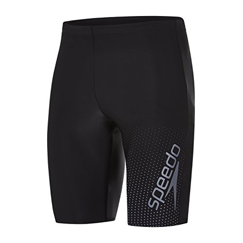 Speedo Herren Gala Logo Jammer, Black/Usa Charcoal, 32