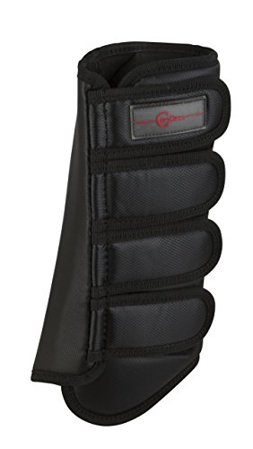 Kerbl 320130 Dressurgamaschen, WB, paarweise, hinten, schwarz