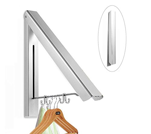 XY Life Kleiderhaken Klappbarer Klapphaken Faltbar Wand hanger haken halter Kleiderständer Klappbar Kleiderhalter Wandhaken Kleiderlüfter Garderobenhaken für kleine Räume, Ecken, Bäder, Silber
