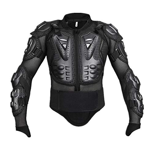 Amphia - Motorrad-Ganzkörperpanzerjacke Motocross Racing Spine Brustschutzmantel - Männer und Frauen Schwarze Motorrad-Rüstung Anti-Fall-Sportrüstung Kleidung