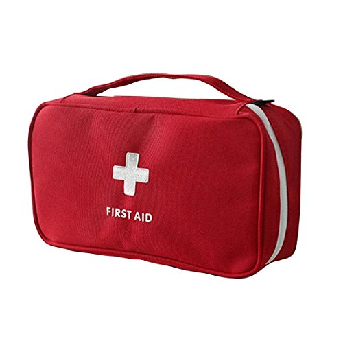 Tragbar leer Erste-Hilfe-Set Home Office leer Medical Tasche rot