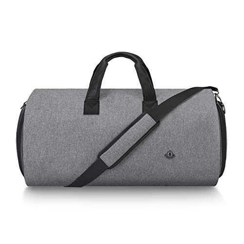 Bug Anzugtasche,Kleidersack Reisetasche Anzugsack 2 in 1 Garment Bag mit 15' Laptopfach, Schuhfach, und verstellbarem Schultergurt - 45L hohe Kapazität -Schwarz