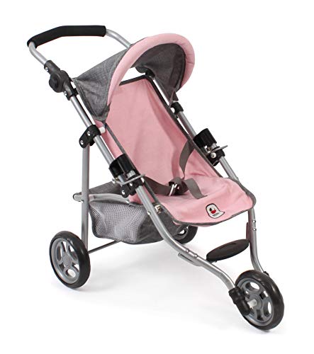 Bayer Chic 2000 612 15 Jogging Lola, Puppenwagen, Puppen-Buggy, Melange rosa