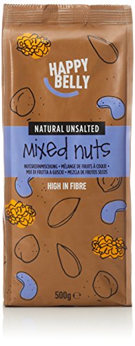 Amazon Marke - Happy Belly Gemischte Nüsse, 500 g