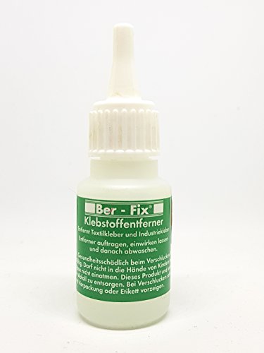 Ber-Fix Klebstoffentferner 20ml für Industriekleber/ Textilkleber/ Sekundenkleber