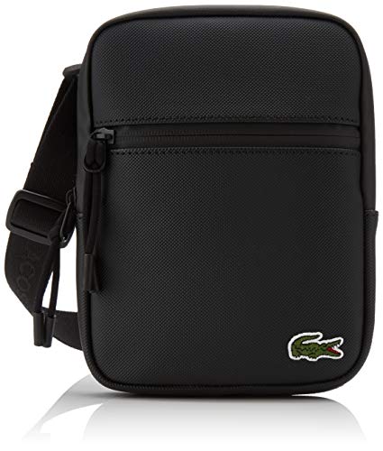 Lacoste Herren Nh2884po Schultertasche, Schwarz (Black) 2.5x20.5x15.5 centimeters