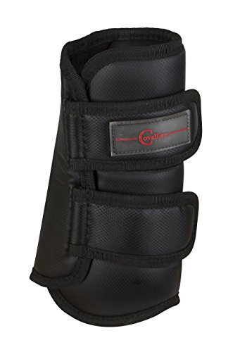 Kerbl 320125 Dressurgamaschen, Pony, paarweise, vorne, schwarz