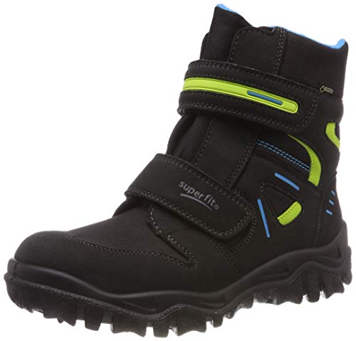 Superfit Jungen Husky Schneestiefel, Schwarz (Schwarz/Blau 01), 31 EU