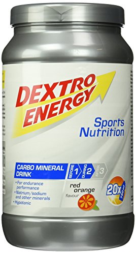 Dextro Energy IsoFast Red Orange / Hypotones Fitness-Getränkepulver mit Kohlenhydraten & Mineralstoffen für Ausdauersportler / 1 Dose (1120g)