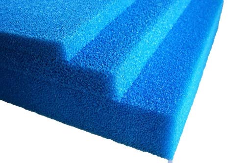 Pondlife Filterschaum blau 50x50x2 cm zur optimalen Verwendung als Filtermedium in Teichfiltern PPI PPI30 (fein)