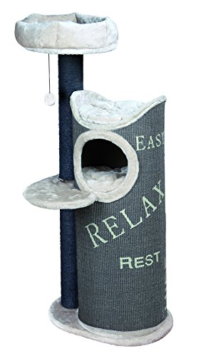 Trixie 44425 Kratzbaum Juana, 134 cm, taupe/lichtgrau