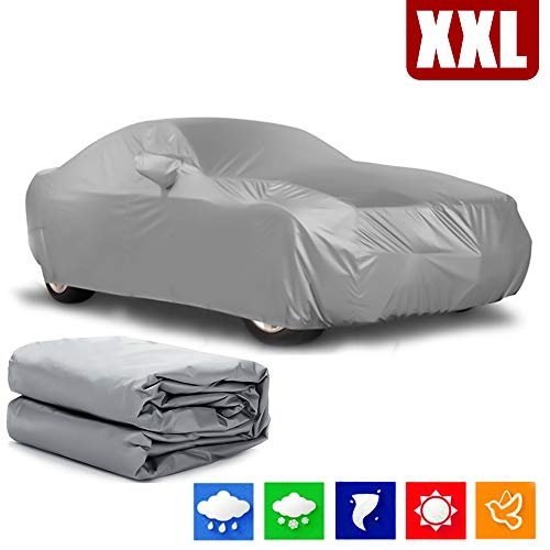 Alaskaprint Autoabdeckung Autoplane Autogarage Wasserdicht Staubdicht Schneeschutz Sonnenschutz Vollgarage Ganzgarage Abdeckplane Plane XXLarge