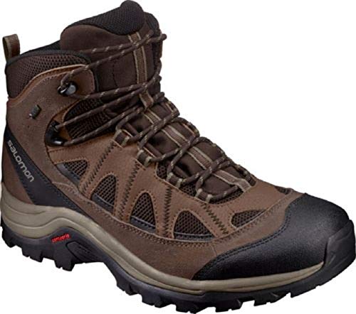 Salomon Herren Authentic LTR GTX, Trailrunning-Schuhe, schwarz (Black Coffee/Chocolate Brown/Vintage Kaki), Größe 45 1/3