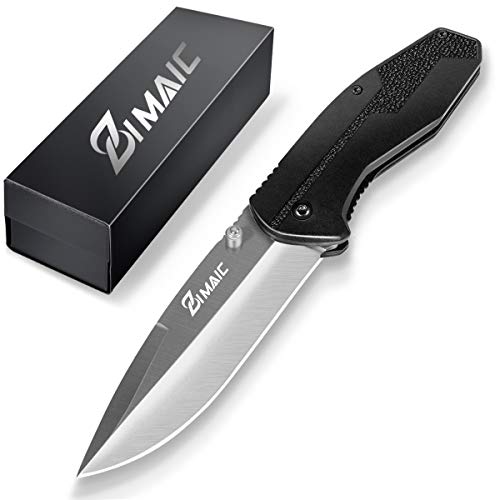 ZIMAIC Klappmesser | Sehr scharfes Outdoormesser | Taschenmesser | Einhandmesser | Survival-Messer - Das perfekte scharfe Geschenk Männer