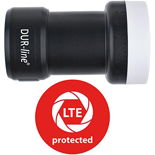 DUR-line +Ultra Premium Single - LNB - 1 Teilnehmer + mit LTE-Filter + [Full HD, HDTV, 3D, LTE-/UMTS-/GSM-/DECT-Filter ] - DUR-line Qualitätsprodukt