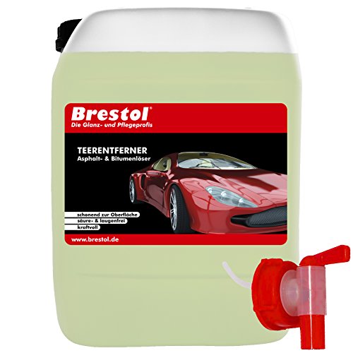 TEERENTFERNER 5 Liter gebrauchsfertig inkl. Auslaufhahn 51 mm (1660.5A) -- Teerentferner Asphaltentferner Bitumenentferner Teerentlöser Asphaltlöser Bitumenlöser Öllöser Fettlöser - original Brestol