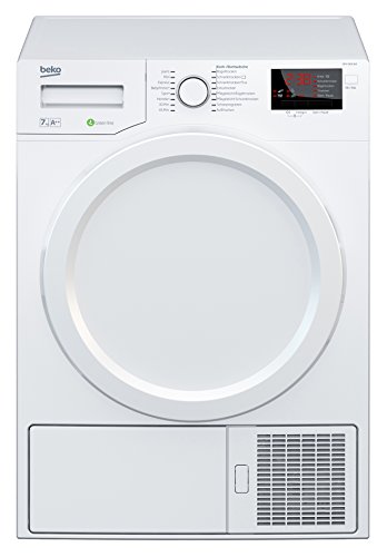 Beko DPS 7405 W3 Wärmepumpentrockner / A++ / 7kg / Multifunktionsdisplay / weiß / Aquawave-Schontrommel / Express-Programm / FlexySense Sensortechnologie / Automatischer Knitterschutz