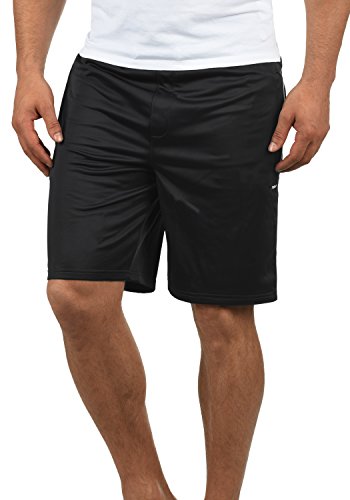 !Solid Leando Herren Sweatshorts Kurze Hose Jogginghose Mit Kordelzug Stretch Regular Fit, Größe:M, Farbe:Black (9000)