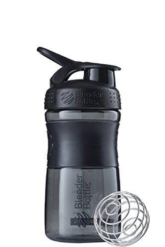BlenderBottle Sportmixer Tritan Shaker | Protein Shaker | Wasserflasche | Diät shaker Fashion Black (820ml)