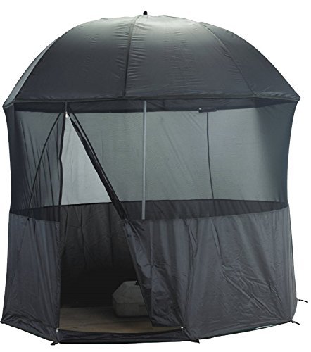 Behr Angeln Red Carp Schirmzelt mit Fliegenschutz, 2,50 m, 60517
