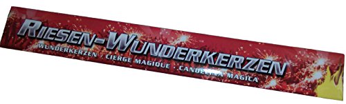 20 XXL Riesen Wunderkerzen Nico Feuerwerk a 45cm ca. je 90 Sekunden Brenndauer
