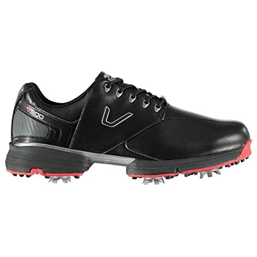 Slazenger Herren V300 Golfschuhe Soft Spikes Schwarz 43