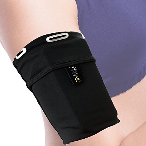 Universal Sportarmband für iPhone X/8/7/6/5/SE/Plus und Samsung Galaxy S8/S7/S6/Edge/Note. Laufarmband Telefon Handyhalter Case für Workout, Joggen & Fitness (Kleine Damen - Große Herren)
